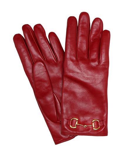 gucci red gloves|gucci gloves sale.